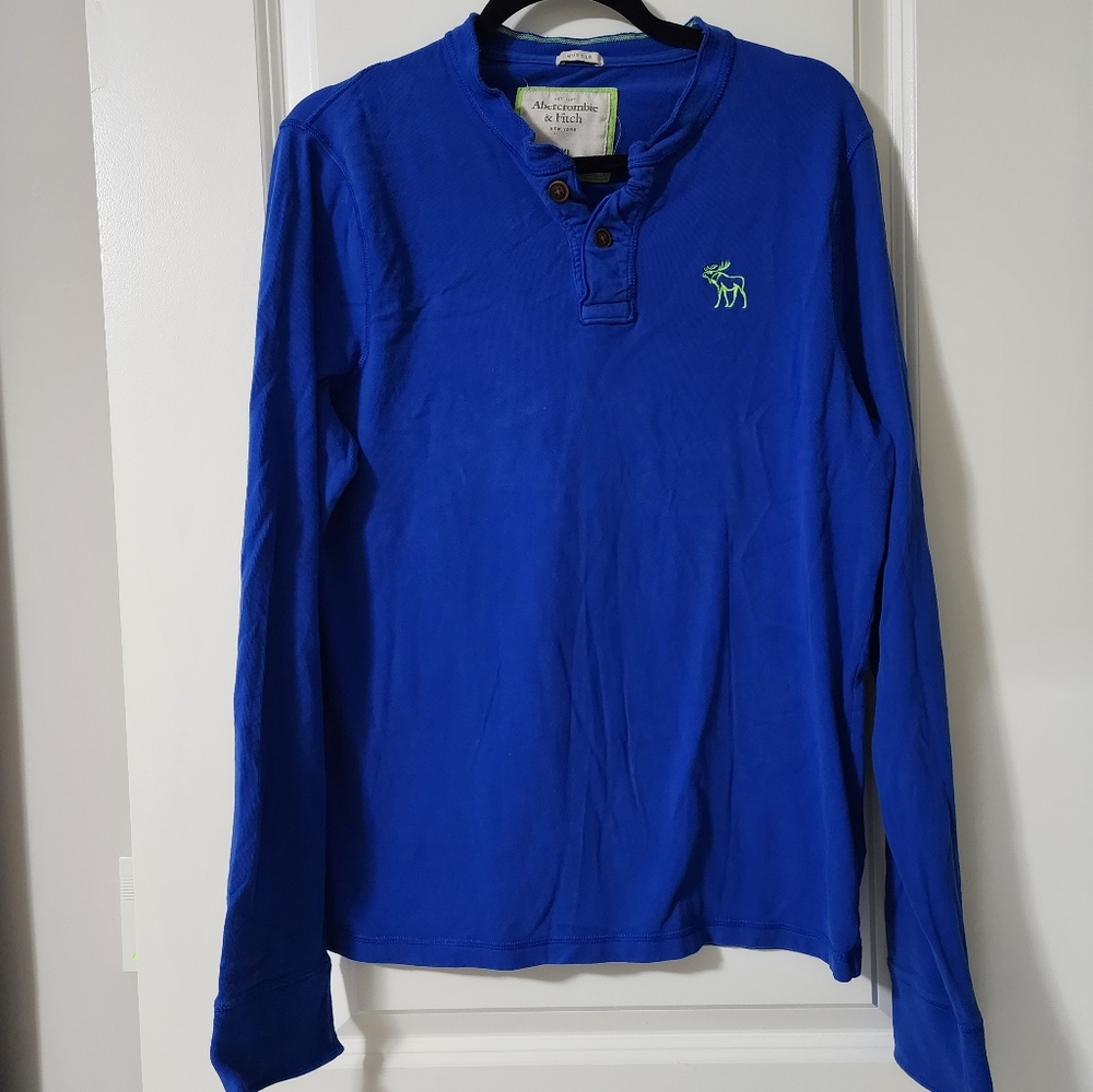 Vintage Abercrombie Men's Henley